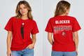 Red Blocker Brick Wall
